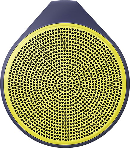  Logitech - X100 Mobile Wireless Speaker - Yellow
