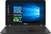 ASUS - Q524UQ 2-in-1 15.6" Touch-Screen Laptop - Intel Core i7 - 12GB Memory - NVIDIA GeForce 940MX - 2TB Hard Drive - Sandblasted black aluminum with gunmetal hinge-Front_Standard