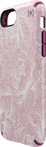  Speck - Presidio INKED Case for Apple® iPhone® 7 - Magenta pink/FreshFloral rose
