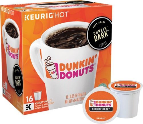  Dunkin' Donuts - Dark Roast K-Cup Pods (16-Pack)