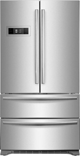 Insignia™ - 20.7 Cu. Ft. 4-Door French Door Refrigerator - Silver