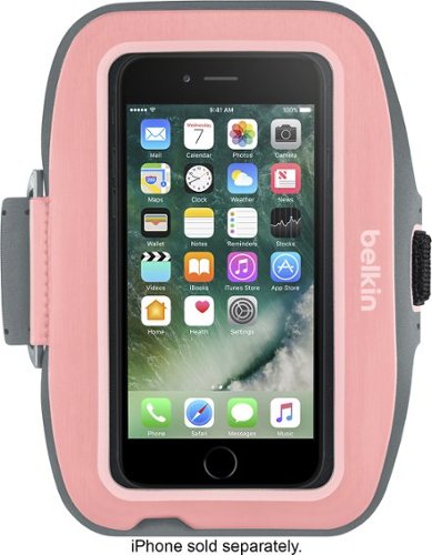  Belkin - Sport-Fit Plus Armband for Apple® iPhone® 7 - Carnation
