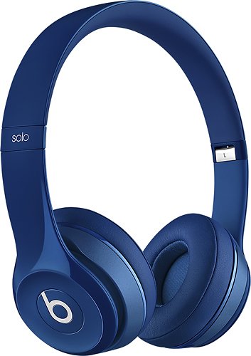  Beats - Solo 2 On-Ear Headphones - Blue