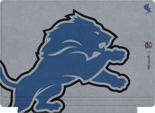  Microsoft - Surface Pro 4 Special Edition NFL Type Cover - Detroit Lions