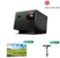 Valerion - VisionMaster Pro2 Triple Laser Projector+120-inch Fixed Frame Screen+ Ceiling Mount - Black-Front_Standard