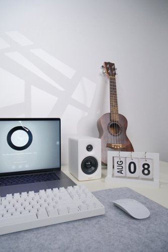 Edifier M60 Compact Desktop 2.0 Speakers (Pair) - Ivory BUY IN MIDDLE EAST