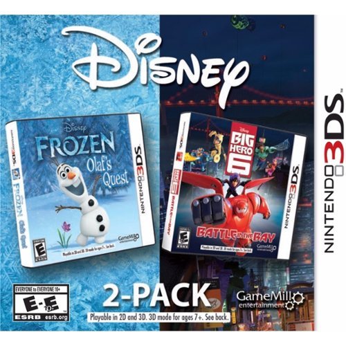  Disney 2 Pack: Frozen Olaf’s Quest and Big Hero 6 Standard Edition - Nintendo 3DS