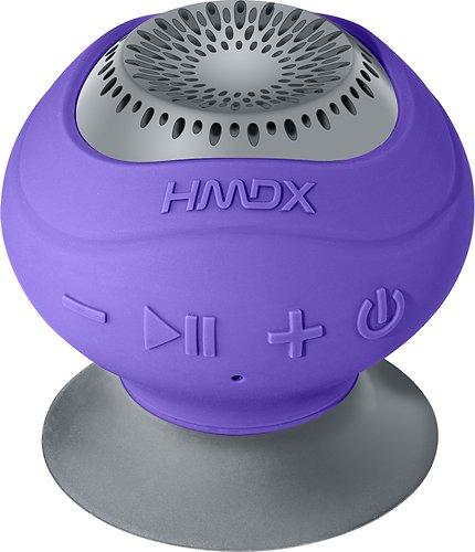  HMDX - Neutron Wireless Suction Speaker - Purple