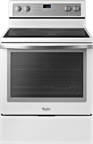  Whirlpool - 30&quot; Self-Cleaning Freestanding Electric Convection Range - White Ice