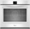 Whirlpool - 27" Built-In Single Electric Convection Wall Oven - White-Front_Standard