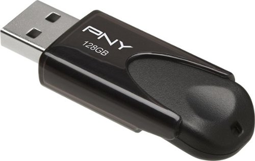 PNY - 128GB Attaché 4 USB 2.0 Type A Flash Drive - Black