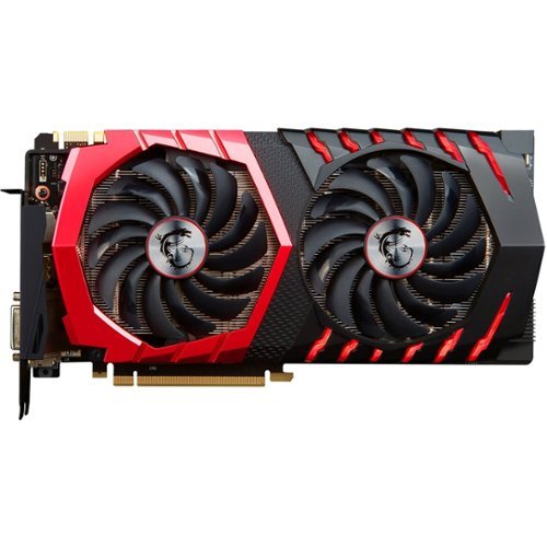  MSI - NVIDIA GeForce GTX 1080 8GB GDDR5X PCI Express 3.0 Graphics Card - Black/Red