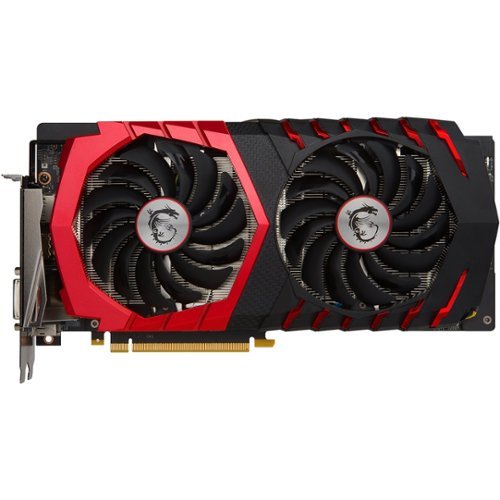 MSI - NVIDIA GeForce GTX 1060 6GB GDDR5 PCI Express 3.0 Graphics Card - Black/Red-Front_Standard