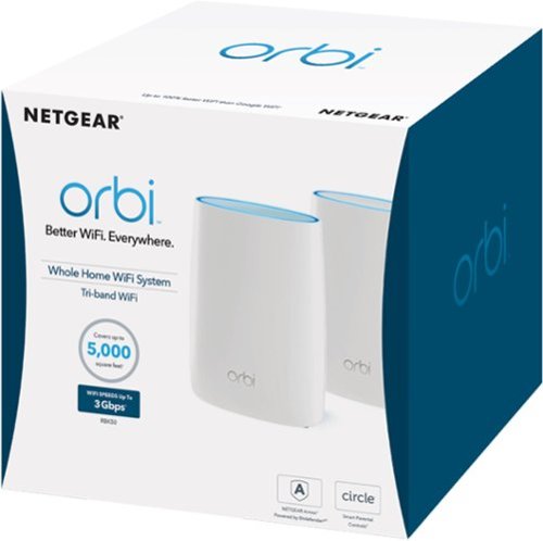 NETGEAR Orbi AC3000 Tri-Band Mesh Wi-Fi System (2-pack) - White HOW TO BUY