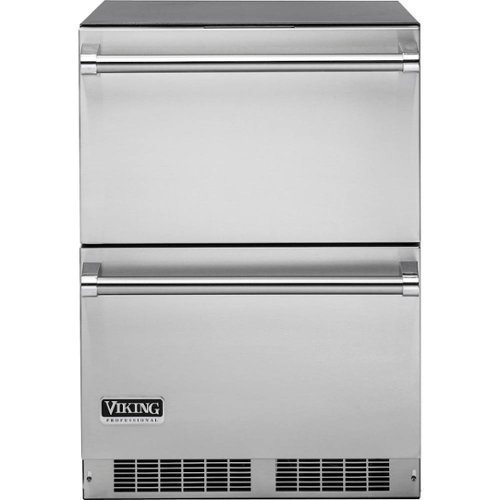 Viking - Professional 5 Series 5.0 Cu.Ft. Compact Refrigerator - Stainless Steel-Front_Standard 