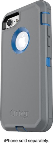  OtterBox - Defender Series Case for Apple® iPhone® 7 - Blue/Gray