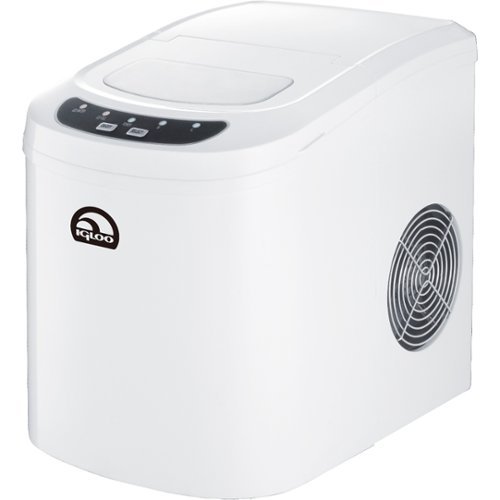  Igloo - 9.5&quot; 26-Lb. Portable Icemaker - White