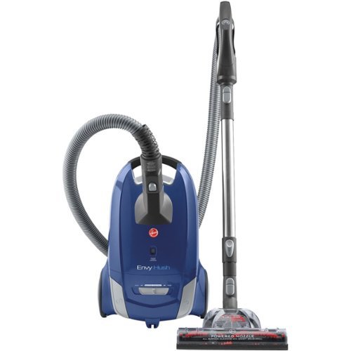 Hoover - Envy Hush Canister Vacuum - Blue-Front_Standard 