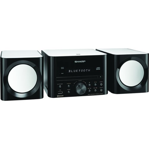 Sharp - 50W Micro System - Black-Angle_Standard 