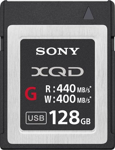Sony - G-Series 128GB XQD Memory Card-Front_Standard 