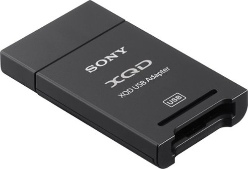 Sony - USB 3.1 Card Reader - Black-Front_Standard 