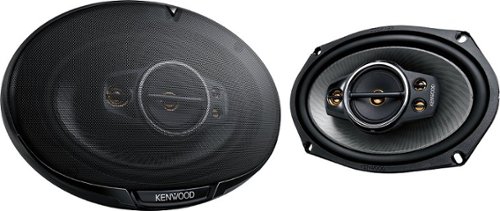 Kenwood - 6&quot; x 9&quot; 5-Way Car Speakers with Polypropylene Cones (Pair) - Silver