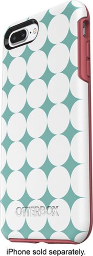  OtterBox - Symmetry Series Case for Apple® iPhone® 7 Plus - Aqua/Pink/Halftone