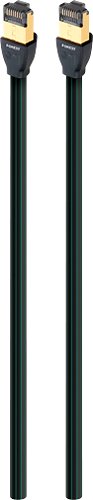 AudioQuest - RJE Forest 39.4' In-Wall Ethernet Cable - Black/Green