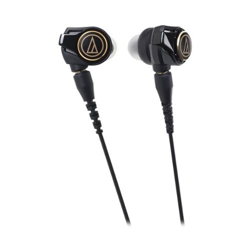  Audio-Technica - SOLID BASS Wired In-Ear Headphones - Black