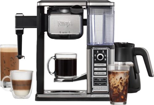  Ninja - Coffee Bar 10-Cup Coffee Maker - Black/Stainless
