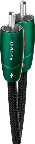 AudioQuest - Yosemite 3.3' RCA-to-RCA Cable - Black/Green