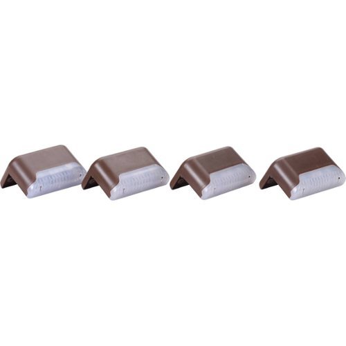 MAXSA Innovations Solar Deck Light - 4 Pack - Brown HOW TO BUY