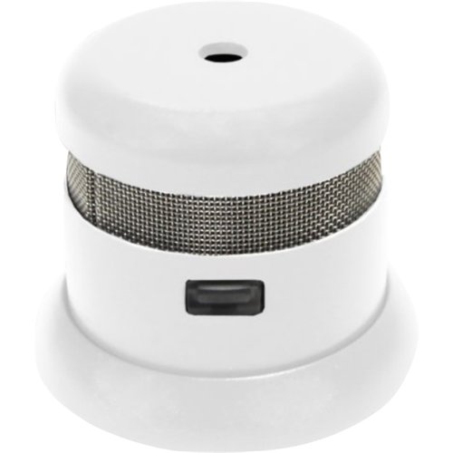  First Alert - Atom Battery Operated Smoke and Fire Alarm - White
