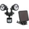 MAXSA Innovations - Solar Dual Head LED Security Light - Black-Front_Standard