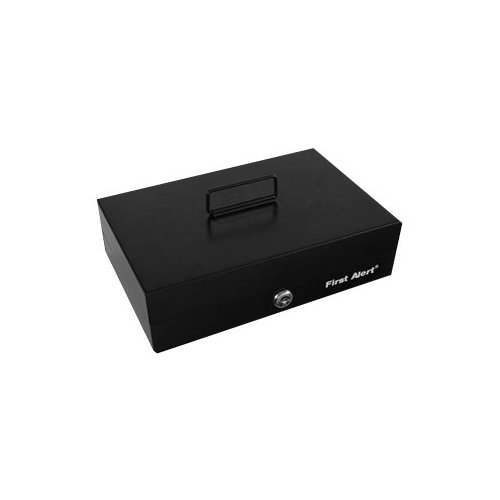 First Alert - Cash Box with Key Lock - Black-Angle_Standard 