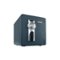 First Alert - 0.94 Cu. Ft. Fire- and Water-Resistant Safe for Documents, CDs, DVDs and Small electronics with Combination Lock - Slate-Angle_Standard