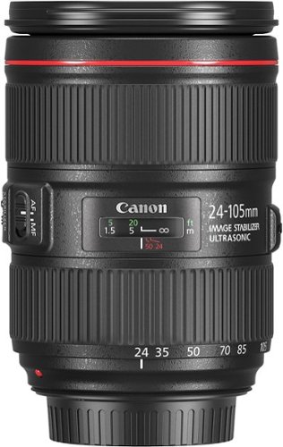 Canon EF24-105mm F4L IS II USM Zoom Lens for Canon EOS DSLR Cameras - Black GLOBAL SHIPPING