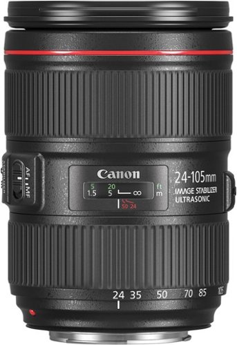 Canon EF24-105mm F4L IS II USM Zoom Lens for Canon EOS DSLR Cameras - Black WHERE TO BUY