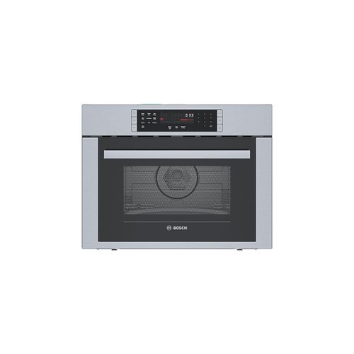 Bosch - 500 Series 1.6 Cu. Ft. Convection Built-In Microwave - Stainless steel