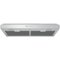 GE - 36 inches - Convertible - Under cabinet Range Hood - Stainless Steel-Front_Standard