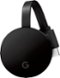 Google - Chromecast Ultra 4K Streaming Media Player - Black-Front_Standard 