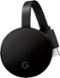 Google - Chromecast Ultra 4K Streaming Media Player - Black-Front_Standard