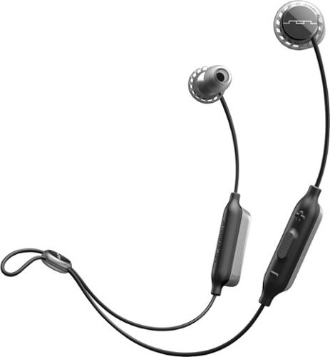  Sol Republic - Relays Sport Wireless In-Ear Headphones - Gray/Black