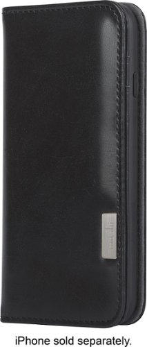  Moshi - Overture Wallet Case for Apple® iPhone® 7 Plus - Charcoal black