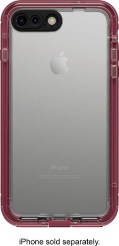  LifeProof - NÜÜD Protective Waterproof Case for Apple® iPhone® 7 - Plum reef purple