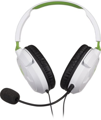  Turtle Beach - EAR FORCE Recon 50X Over-the-Ear Wired Gaming Headset for Xbox One, PS4, PC and Xbox Series X - White/Green