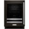 KitchenAid - 14-Bottle Wine Cooler - Black stainless steel-Front_Standard