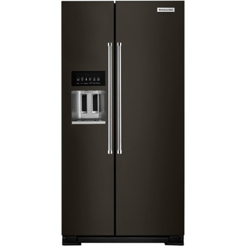 KitchenAid - 22.6 Cu. Ft. Side-by-Side Counter-Depth Refrigerator-Front_Standard 