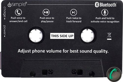  iSimple - CallCassette with Bluetooth - Black