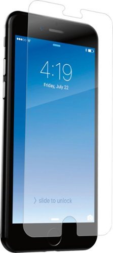  ZAGG - InvisibleShield HD Glass+ Screen Protector for Apple® iPhone® 6 Plus, 6s Plus, 7 Plus and 8 Plus - Crystal Clear